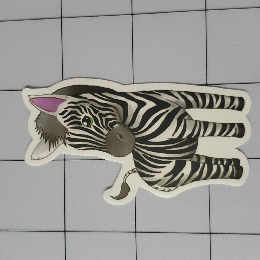 Zebra Sticker - Picture 1 of 3
